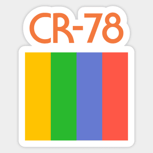 CR78 Bops Sticker